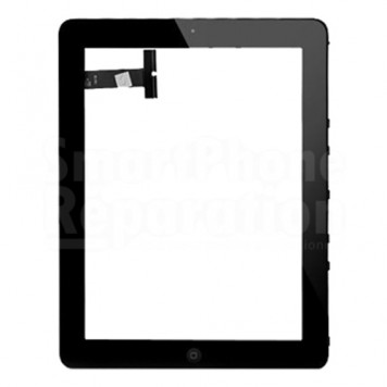 Ecran vitre tactile iPad 1 sur chassis et bouton home - WIFI