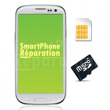 Réparation lecteur carte SIM ou Micro SD (mémoire)